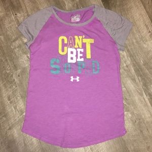 Purple Under armor Athletic shirt.